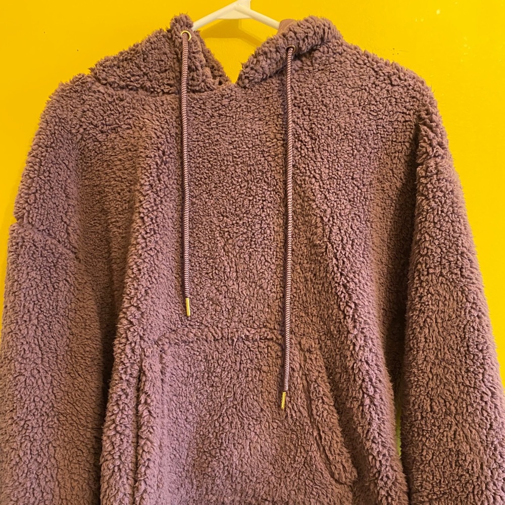 Mauve Sherpa Hoodie